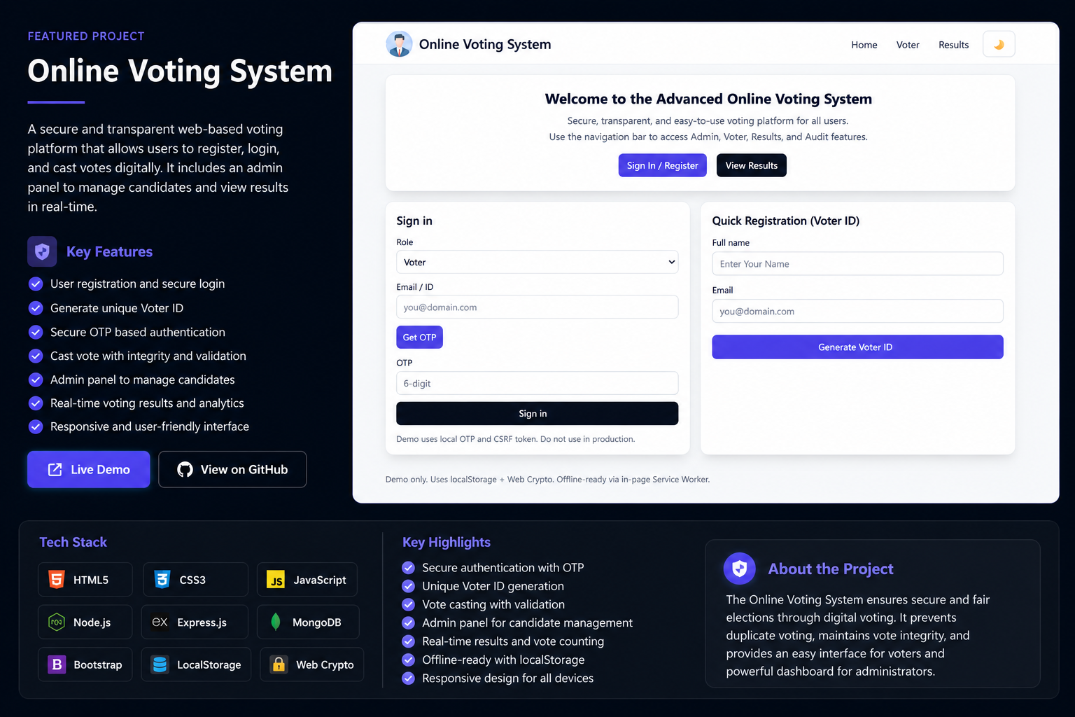 Online Voting System preview