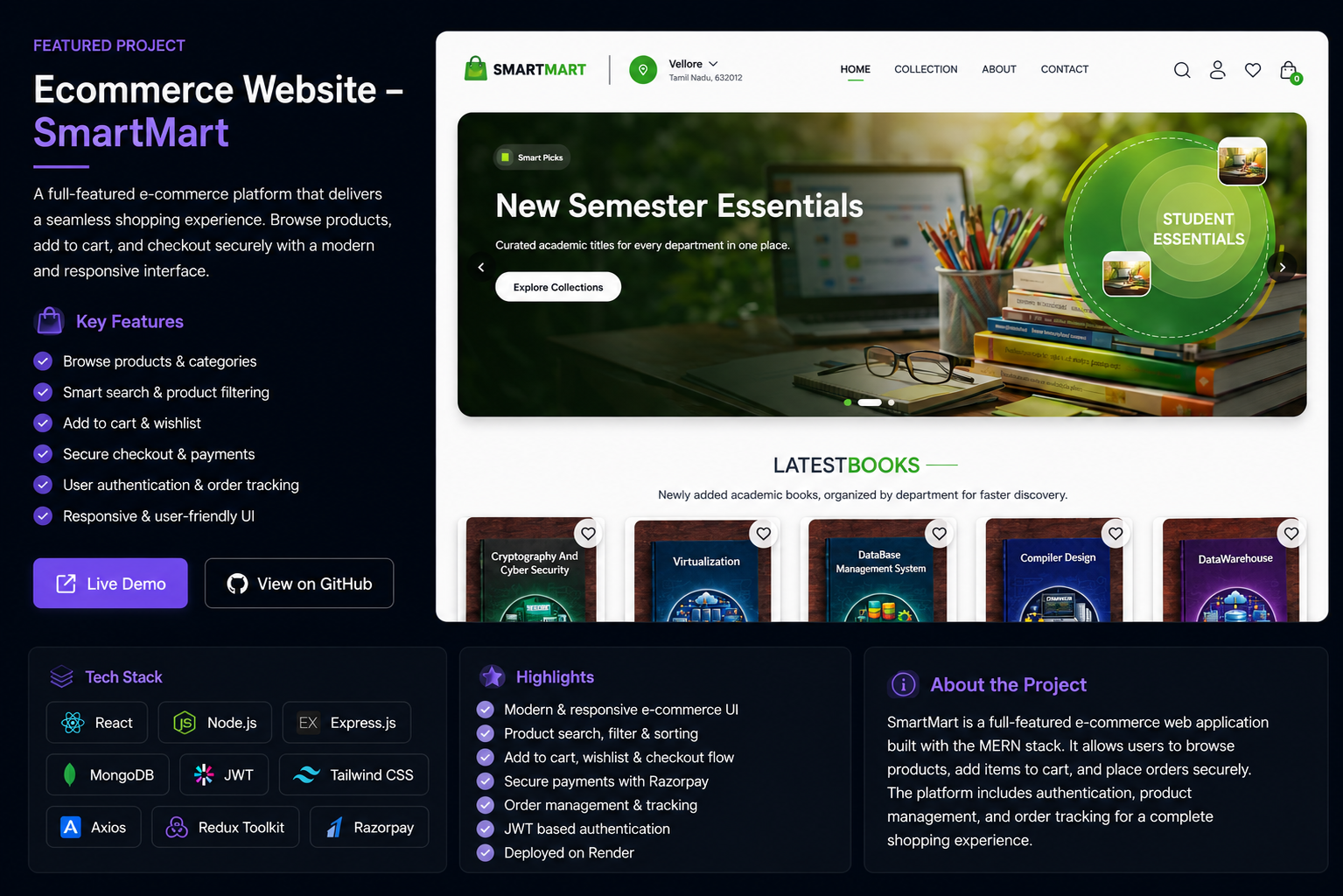 E-commerce Website preview