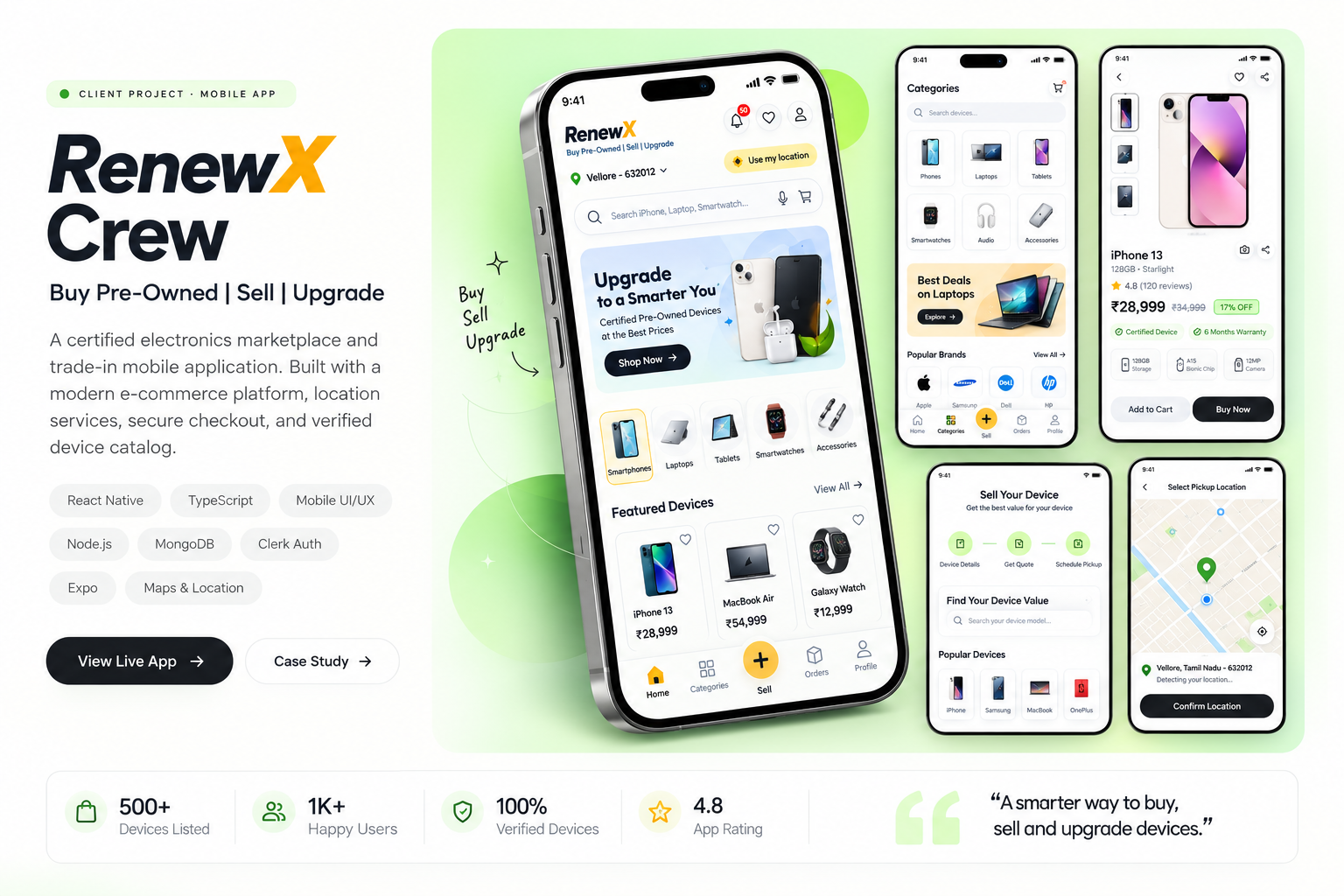 RenewX Crew project preview
