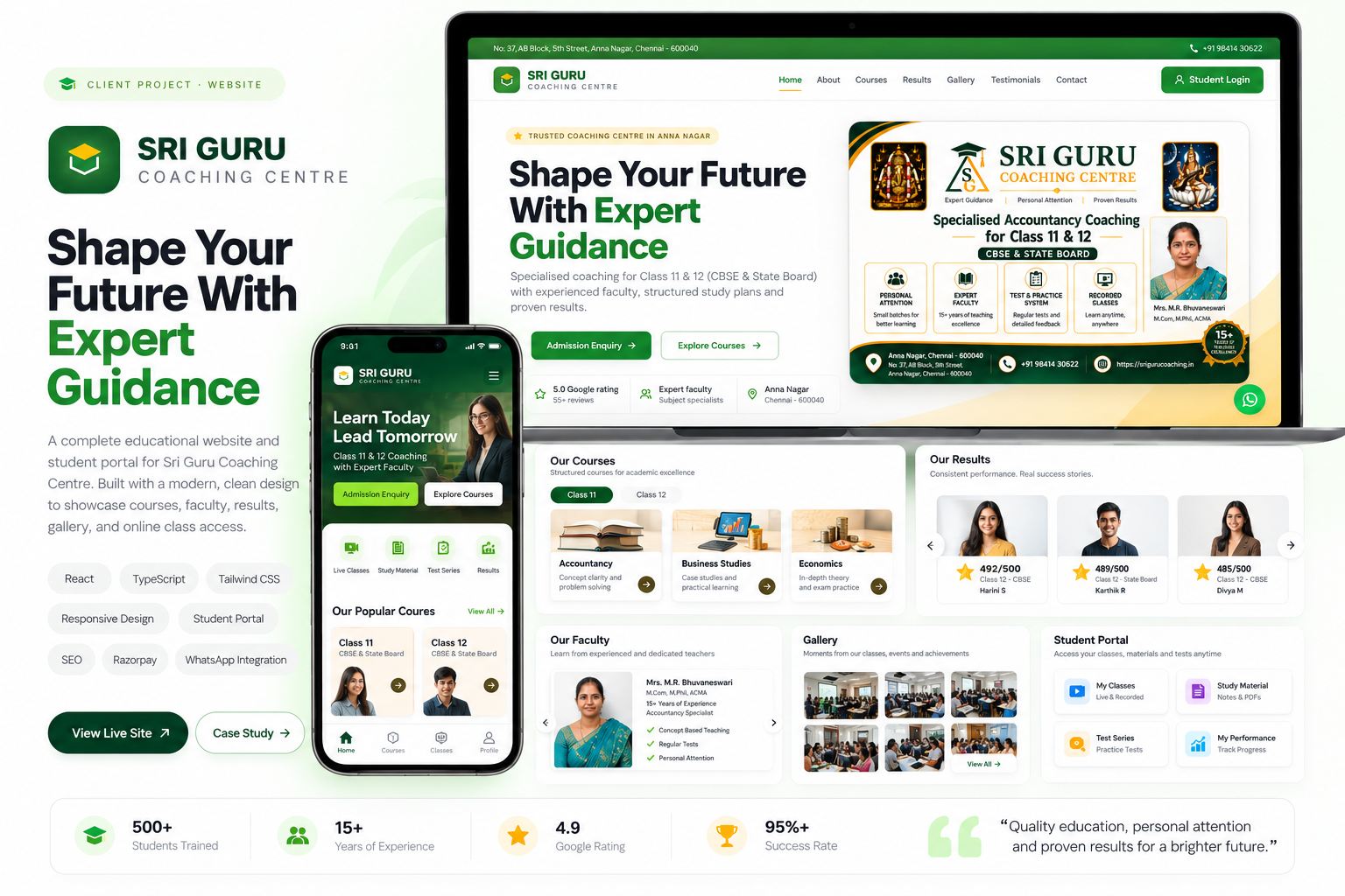 Sri Guru Coaching Centre project preview